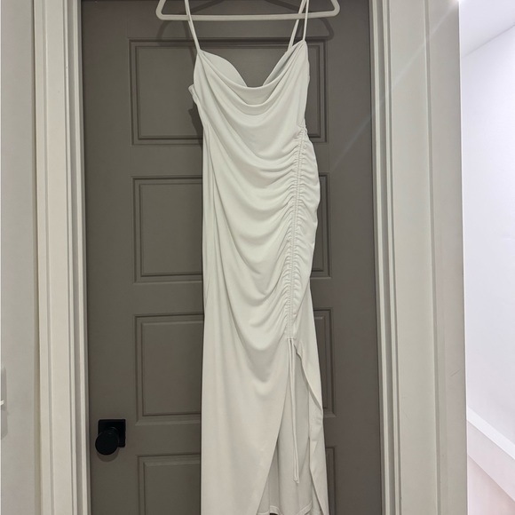 Zara Dresses & Skirts - Zara White Draped Dress